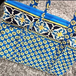 Vera Bradley Purse in Riviera Blue - Vintage Shoulder Bag